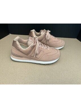 Rare! Womens New Balance 574 Limited Edition Snakeskin Pink Reptile Shoes. SZ 7B